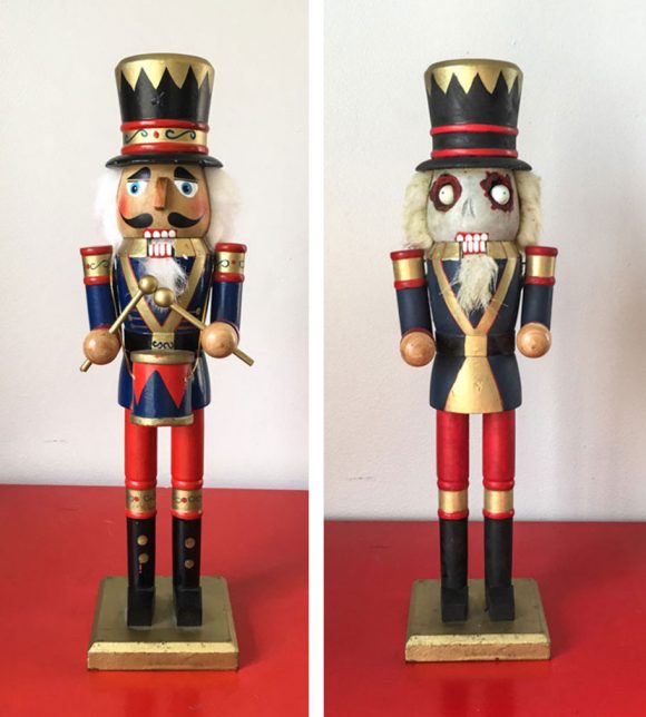 Zombie Nutcracker DIY (Halloween craft tutorial)